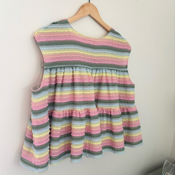 CLC COREY LYNN CALTER | Alina top- striped | M - Picture 4 of 11